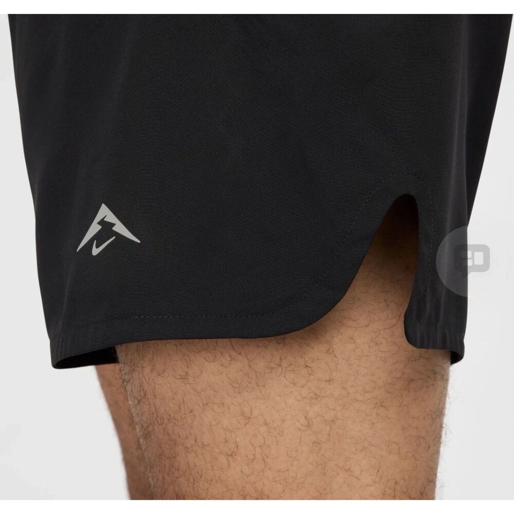 Mens Size M Nike Trail Second Sunrise 5" ADV Running Shorts Black HJ3572-010 NEW - Picture 13 of 16
